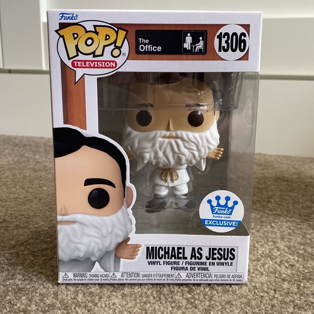 Funko Pop Exclusive The Office Michael as Jesus 1306